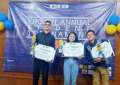 Juara 1 Speech Competition East UB 2019