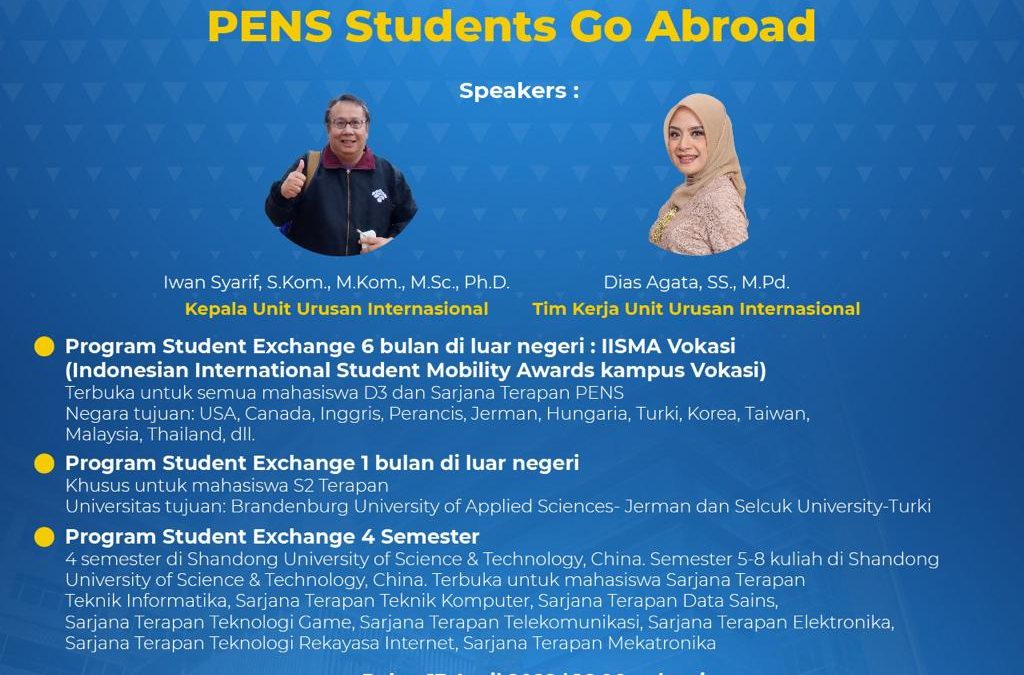PENS Students Go Abroad 2022