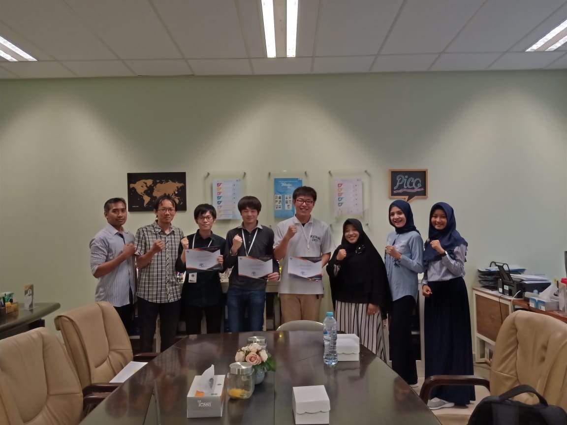 Kerja Sama Internasional Student Exchange Okayama University Jepang dengan Politeknik Elektronika Negeri Surabaya-PENS 2019 
